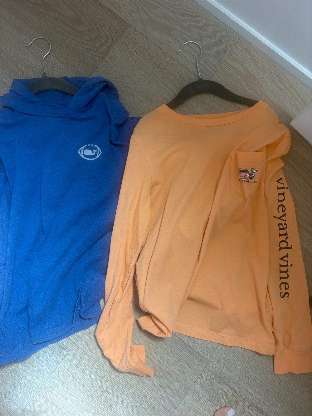 Vineyard Vines Kids Long Sleeve tee and hoodie